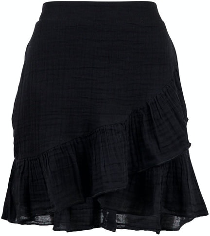 Bekka S Gauze Skirt - Black