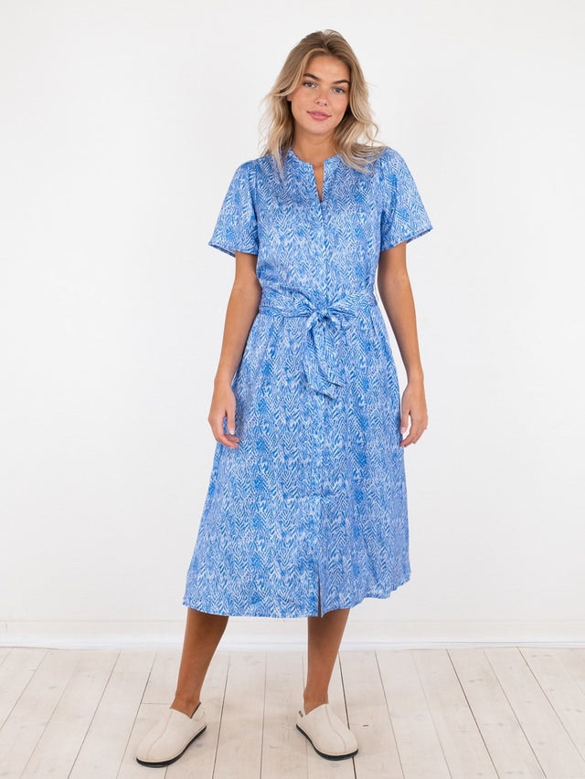 Lane Ditsy Glow Dress - Blue