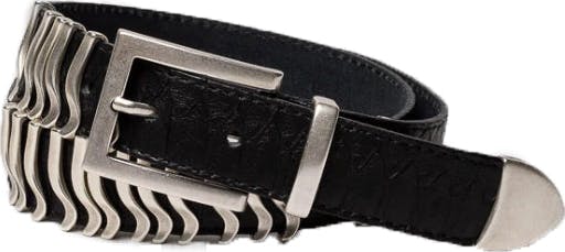 Rattle Belt - Black Python Silver - Cala Jade - Tilbehør - VILLOID.no