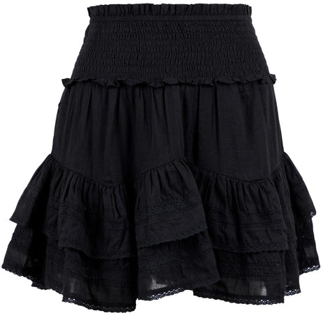 Marna Voile Skirt - Black