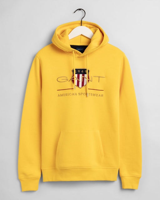 Archive Shield Hoodie - Solar Power Yellow