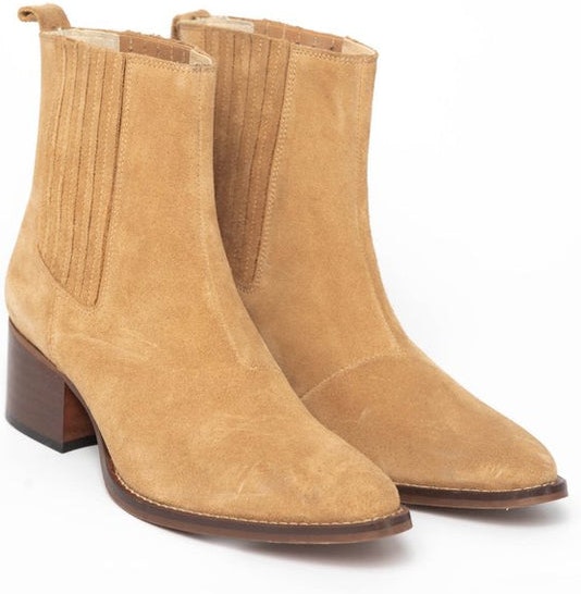 Carro Suede Ankle Boot - Desert