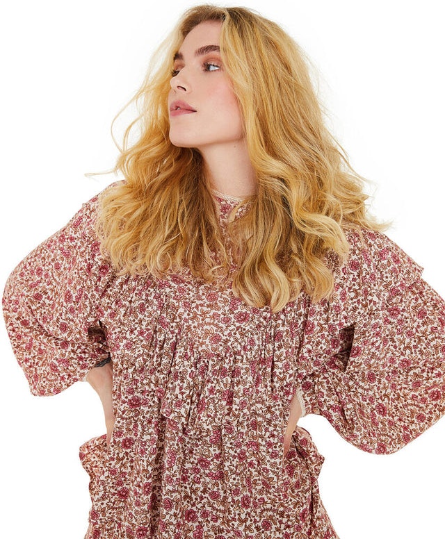 Adele Flower Blouse - As Is