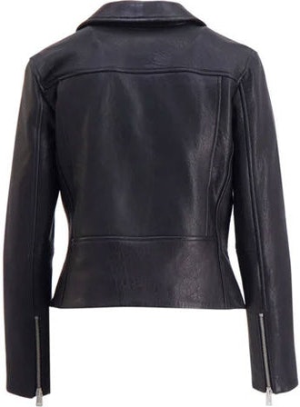 Calie Leather Jacket - Black