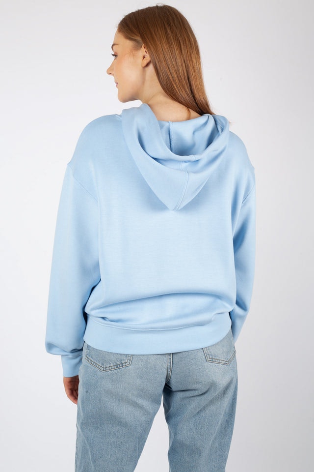 Ima DS Logo Hood Sweatshirt - P Blue