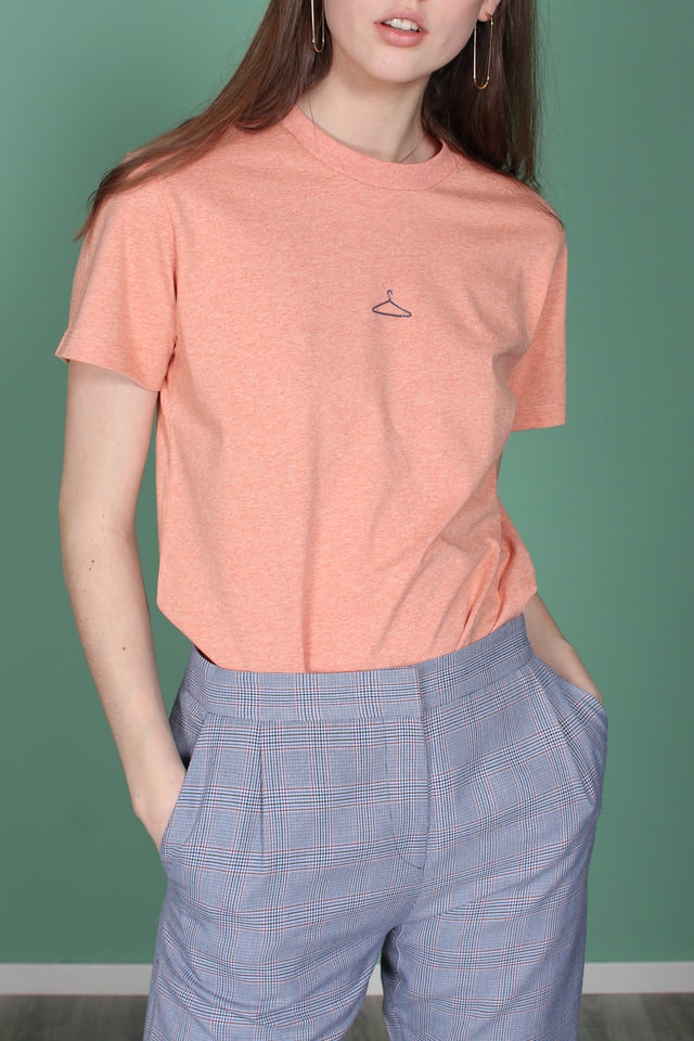 Suzana T-Shirt - Peach Melange - Holzweiler - T-skjorter & Topper - VILLOID.no
