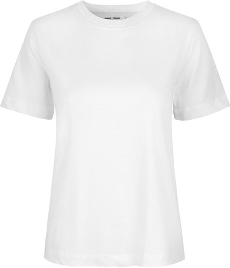 Camino T-Shirt SS - White - Samsøe Samsøe - T-skjorter & Topper - VILLOID.no