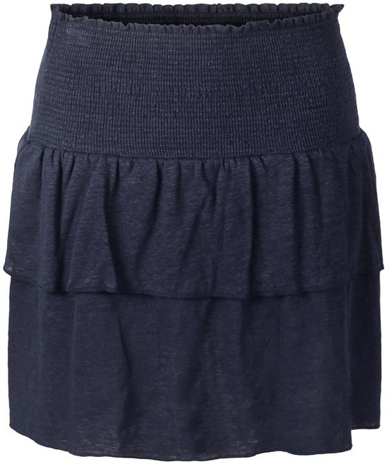 Lisbet Linen Skirt - Navy