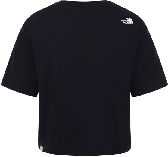 W Cropped Simple Dome Tee - Tnf Black