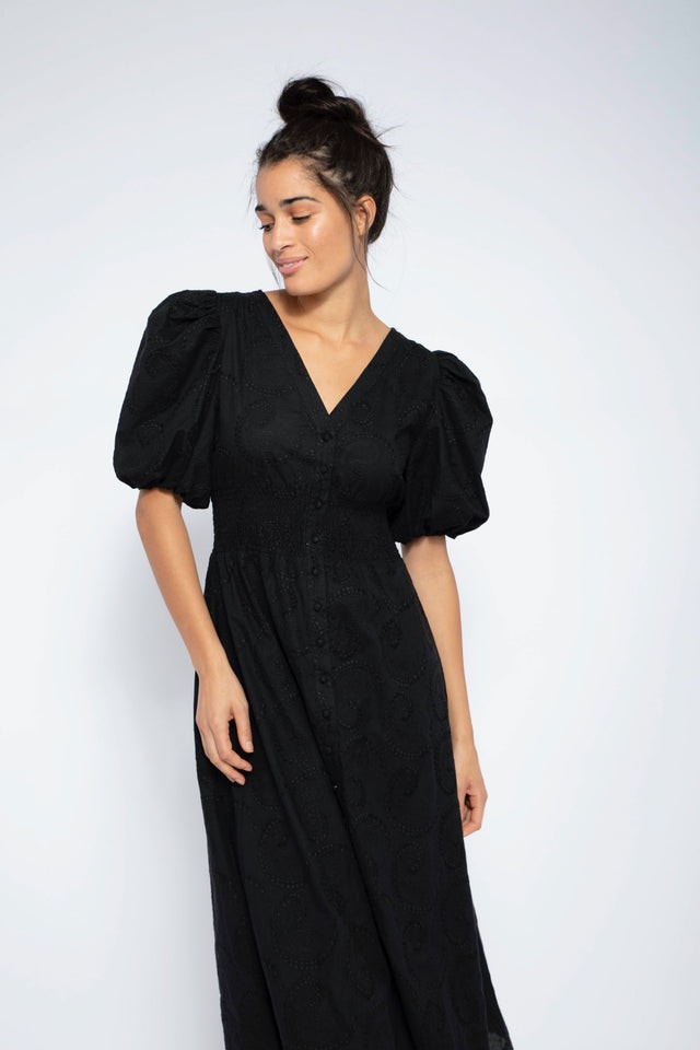 Palma Lace Dress - Black