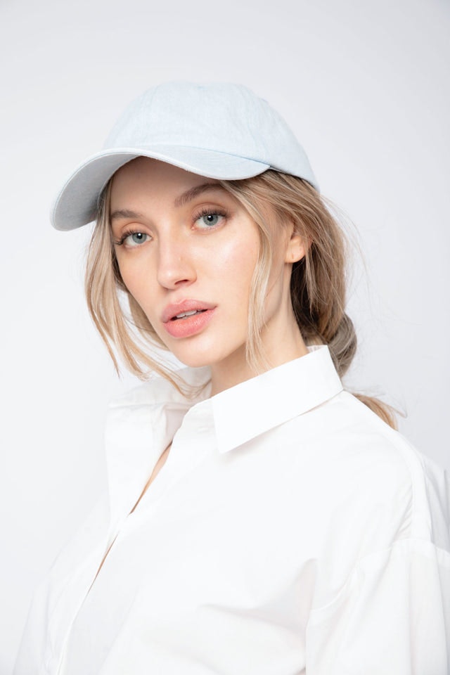 Lily Cap - Washed Light Blue