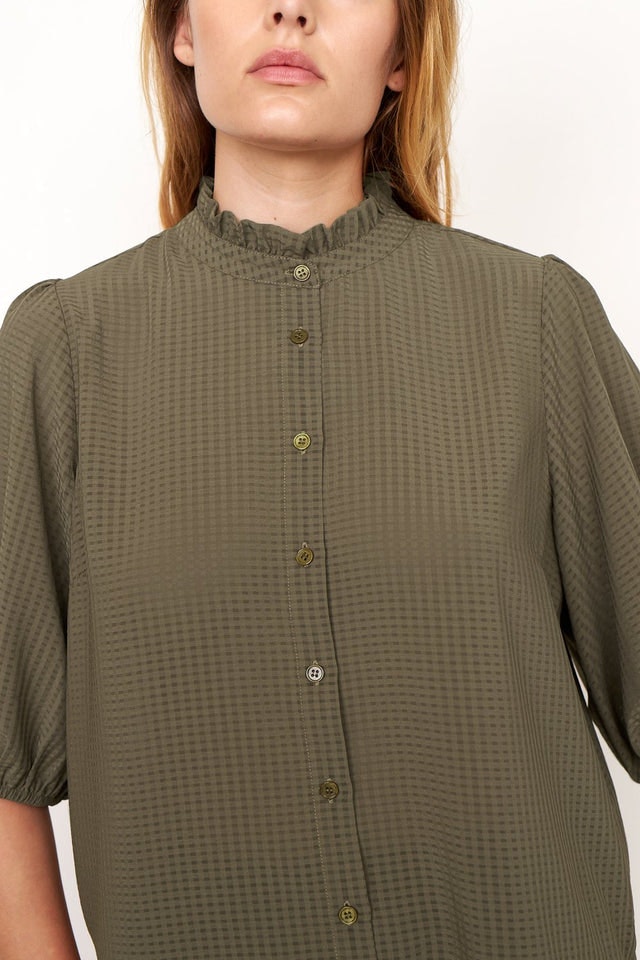 Tara SS Shirt - Stone Green