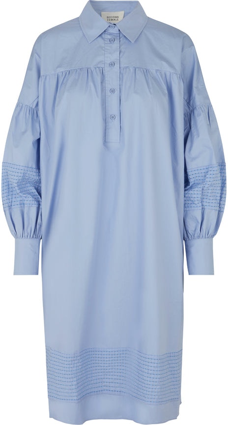 Henri New Shirt Dress - Brunnera Blue