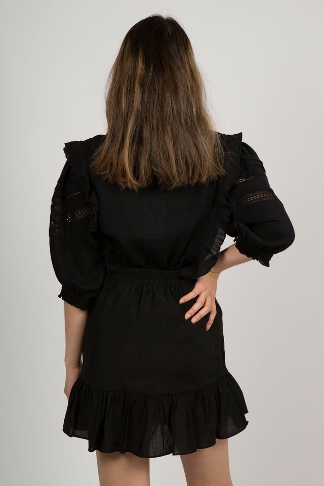 Kimma Mini Skirt - Black