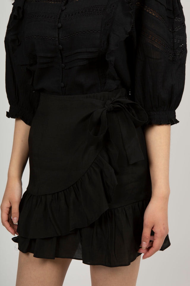 Kimma Mini Skirt - Black