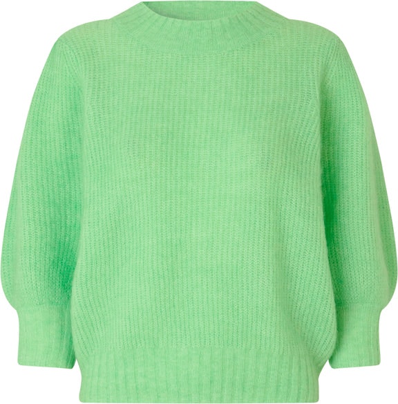 Brooky Knit Puff SS - Absinthe Green