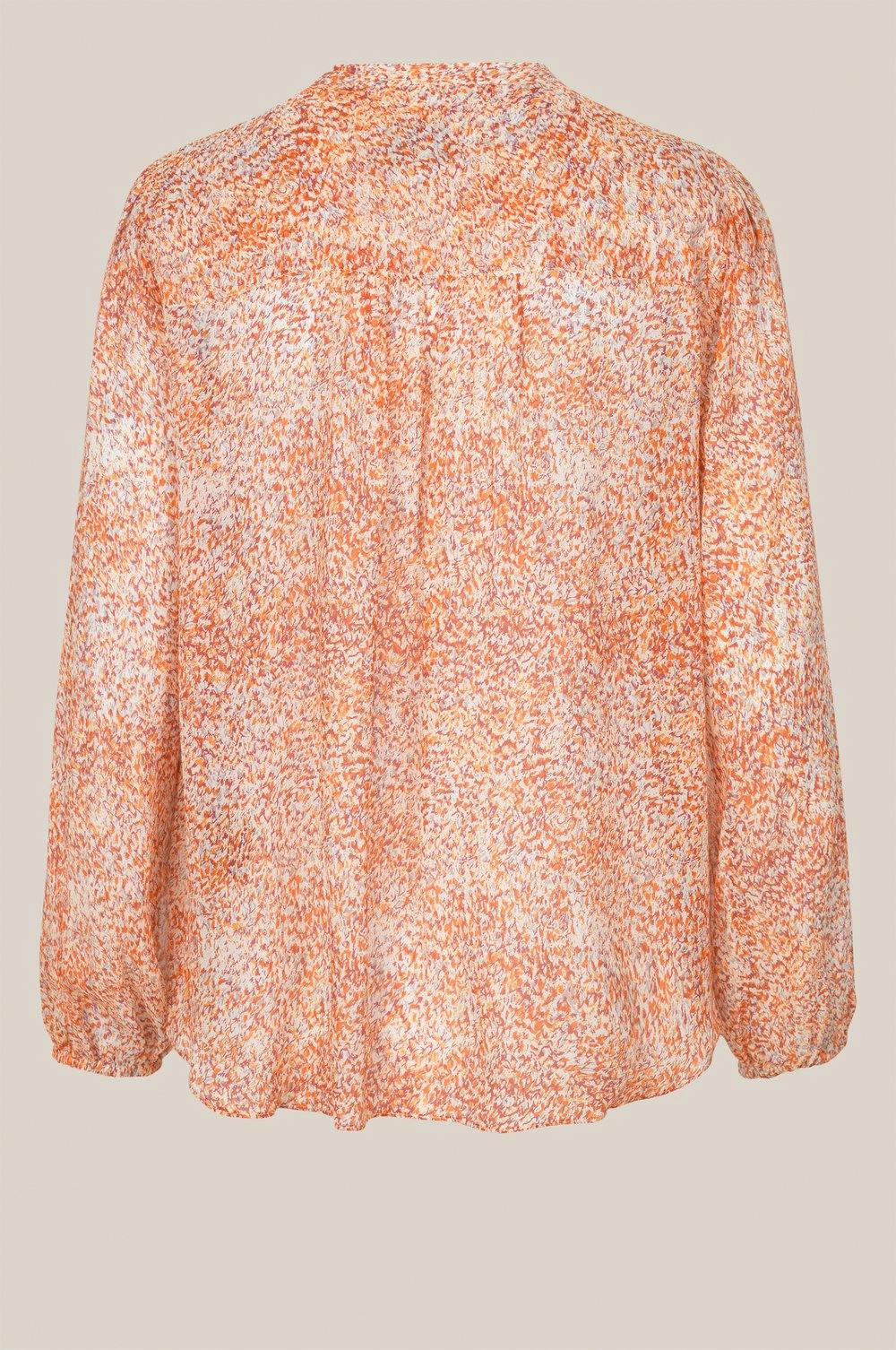 Floral LS Shirt - Apricot Brandy - Second Female - T-skjorter & Topper - VILLOID.no