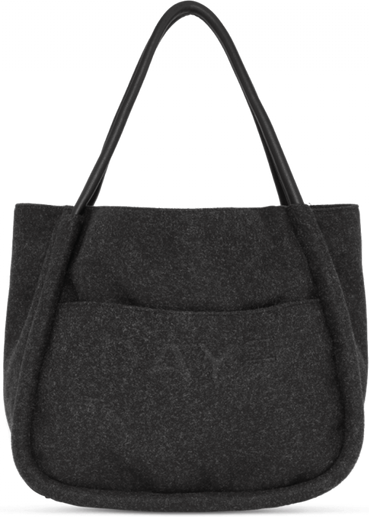 Day Woolen Small Shopper - Forged Iron Grey