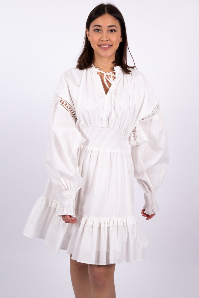 Sandra Sleeve Dress - Cream
