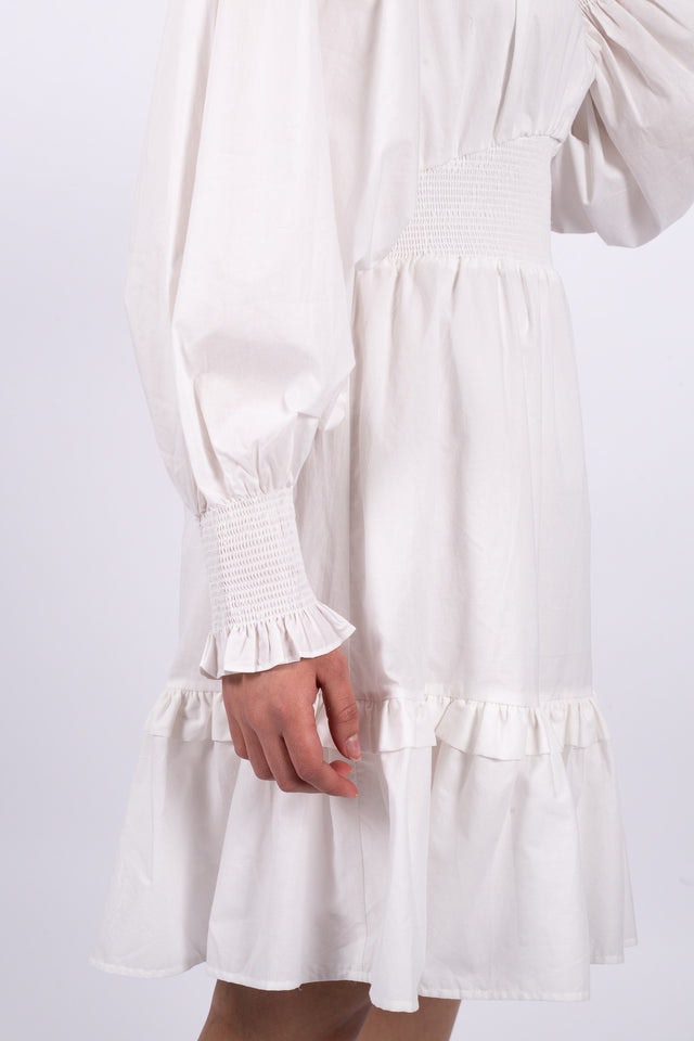 Sandra Sleeve Dress - Cream