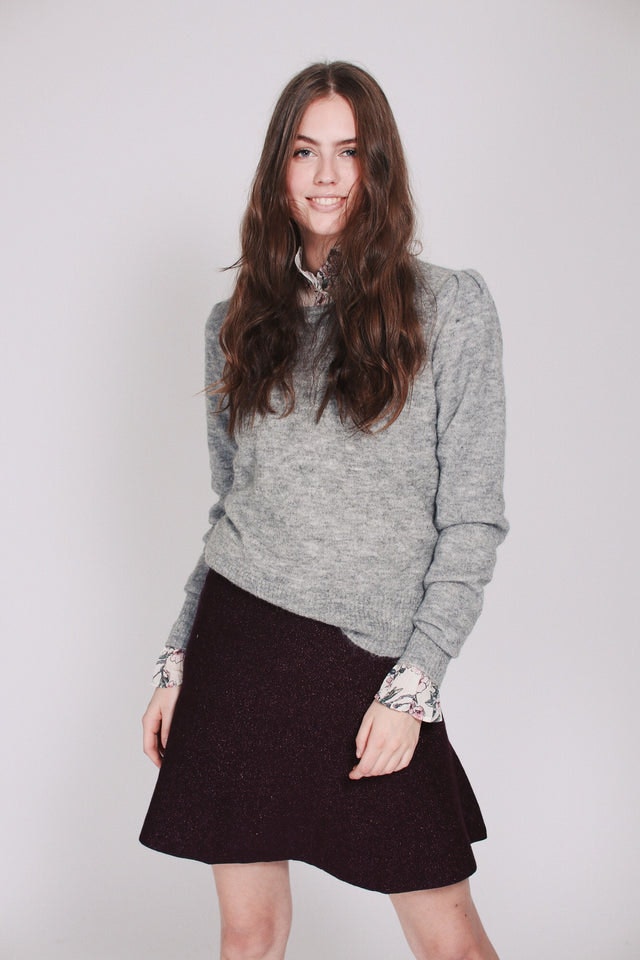 Scully Sweater - Grey Melange - Line of Oslo - Gensere - VILLOID.no