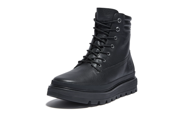 black leather waterproof boots