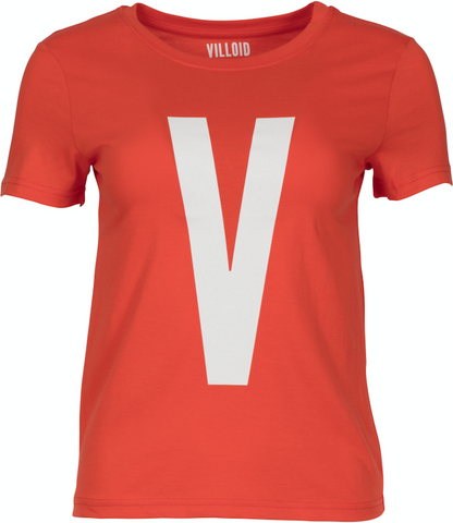 V`s t-skjorte - Red - VILLOID - T-skjorter & Topper - VILLOID.no