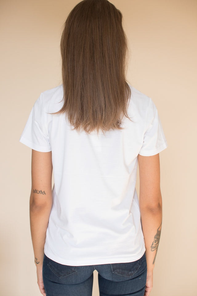 Maud Tonal t-shirt - White - MAUD - Bluser & Skjorter - VILLOID.no
