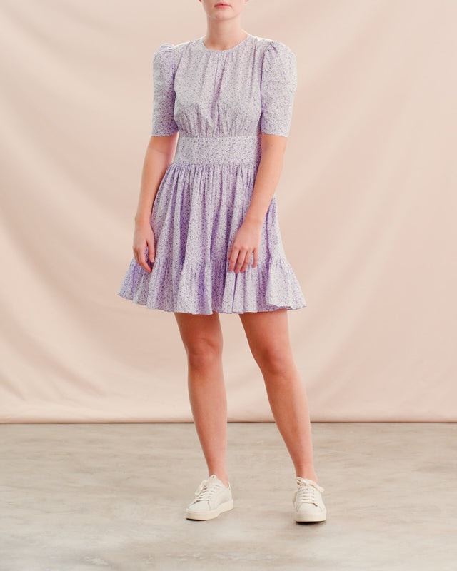 Poplin Mini Dress - Lilac