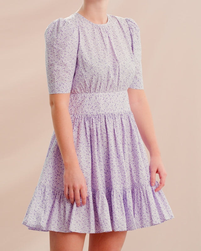 Poplin Mini Dress - Lilac