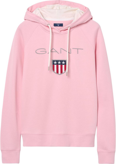 Gant Shield sweat hoodie - California Pink - GANT - Gensere - VILLOID.no