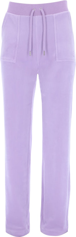 Del Ray Classic Velour Pant Pocket - Pastel Lilac