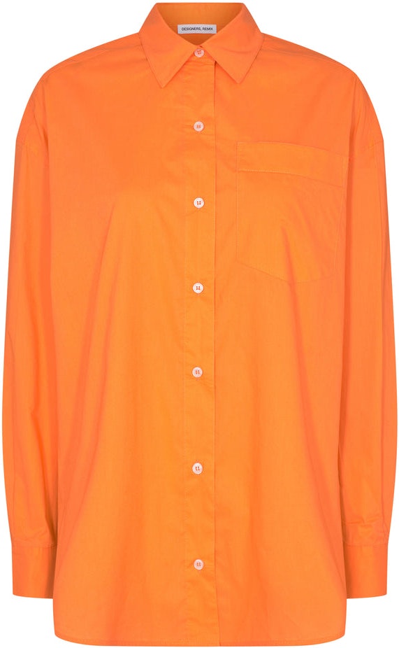 Sandrine Oversized Shirt - Orange
