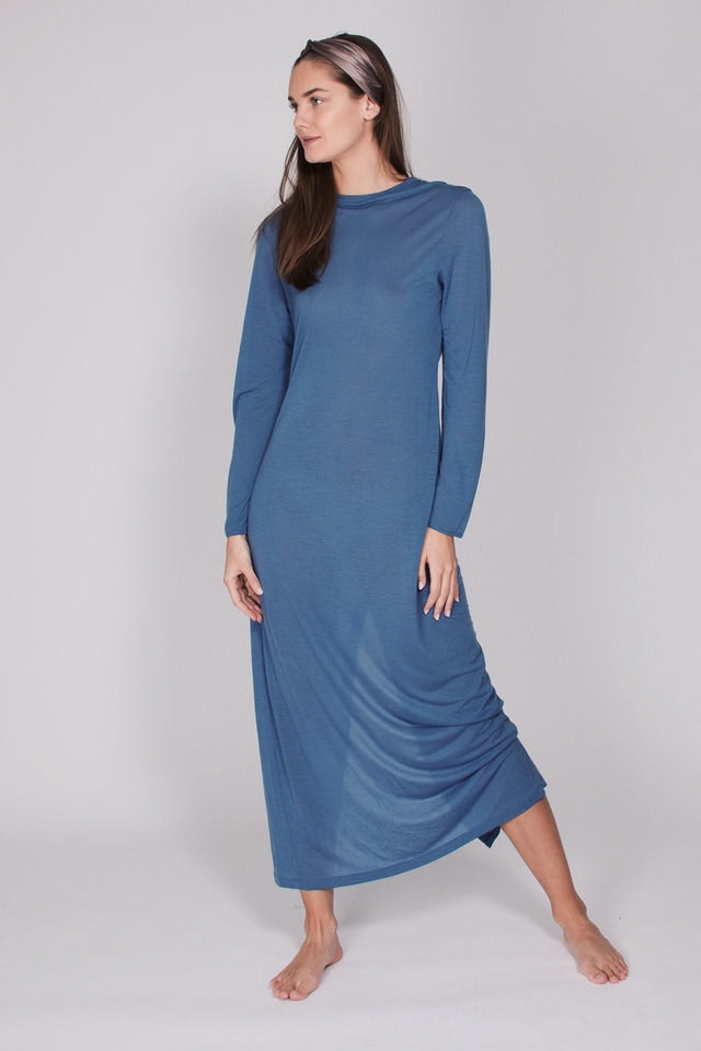 The Sweater Dress - Blue - AWAN - Loungewear - VILLOID.no