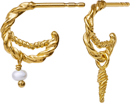 Duo Earrings - Gold