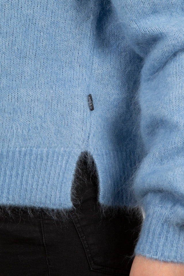 Mirabella Mohair Sweater - Dusty Blue