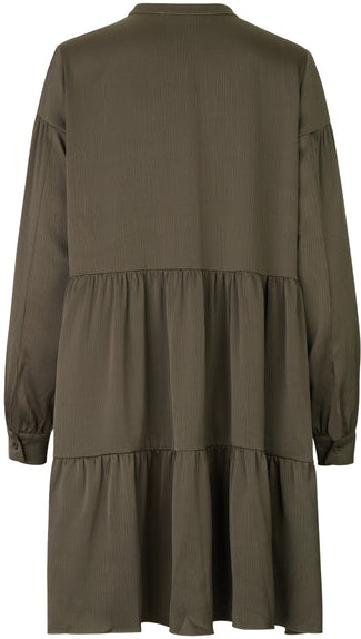 Margo Shirt Dress - Black Olive - Samsøe Samsøe - Kjoler - VILLOID.no