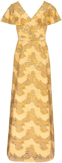 Butterfly Long Dress - Aspen Gold - MAUD - Kjoler - VILLOID.no