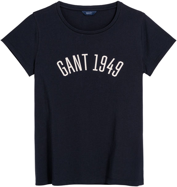 Mixed Graphics SS T-shirt - Evening Blue - GANT - T-skjorter & Topper - VILLOID.no
