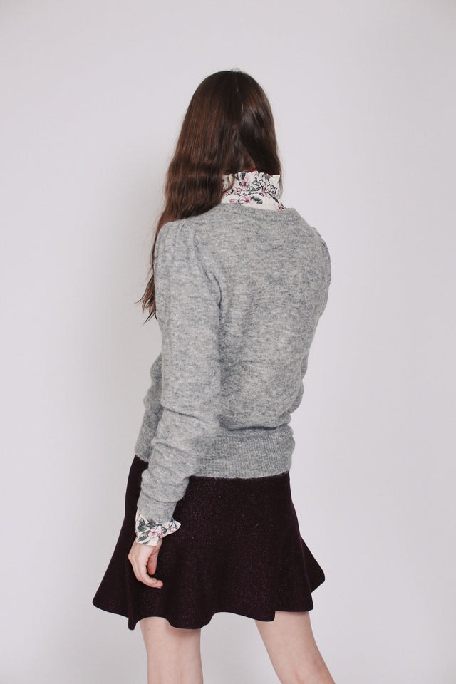 Scully Sweater - Grey Melange - Line of Oslo - Gensere - VILLOID.no