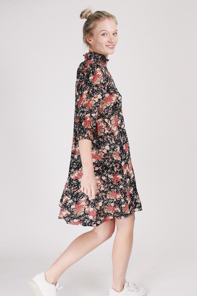 Semi Couture High Neck Dress - Asian Garden - ByTimo - Kjoler - VILLOID.no
