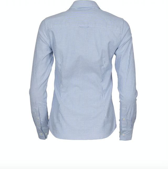 Stretch Oxford banker shirt - Nautical blue - GANT - Bluser & Skjorter - VILLOID.no