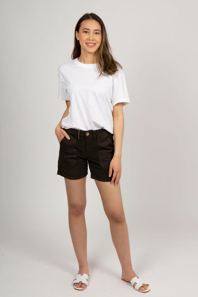 Emilia Classic Cord Shorts - Army