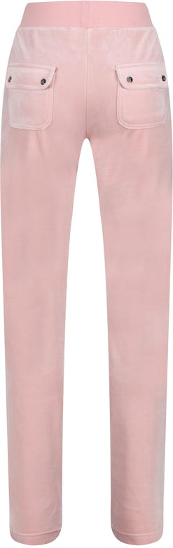 Del Ray Classic Velour Pant Pocket - Pale Pink