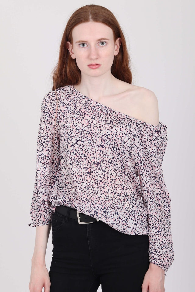 Ditzy flower blouse - Strawberry Pink - GANT - Bluser & Skjorter - VILLOID.no
