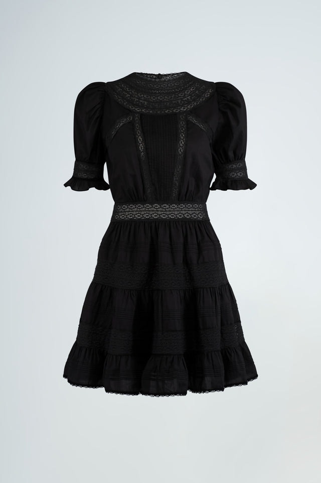 Mio Short Dress - Black