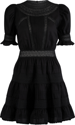 Mio Short Dress - Black