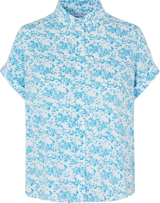 Majan SS Shirt Aop - Ibiza Seaweed
