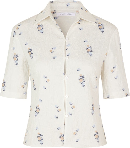 Mariah Shirt 14357 - White Flower