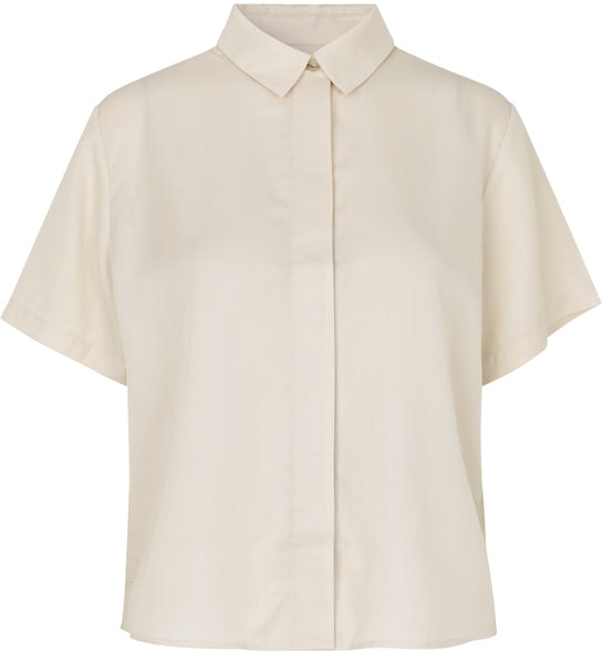 Mina SS Shirt 14028 - Whitecap Gray